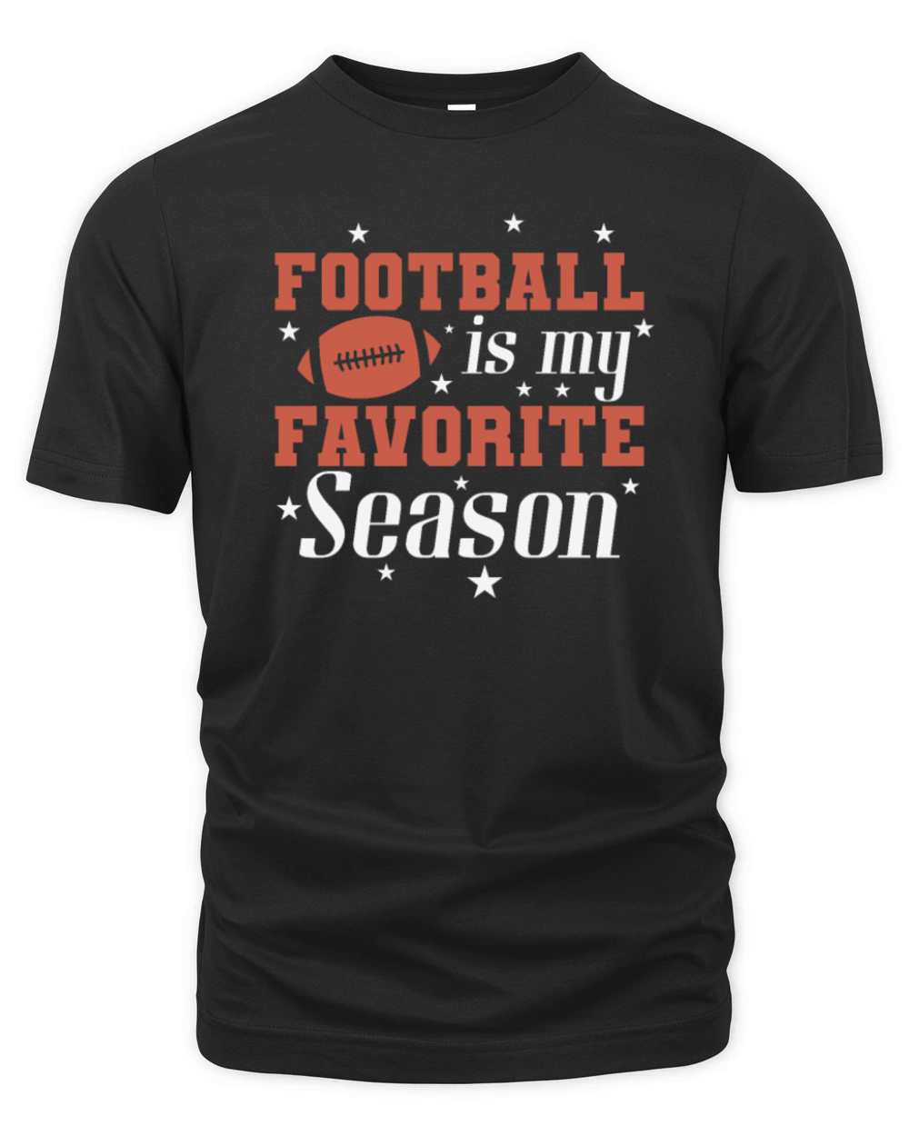 Football is my Favorite Season Sport Organic Unisex T-shirt