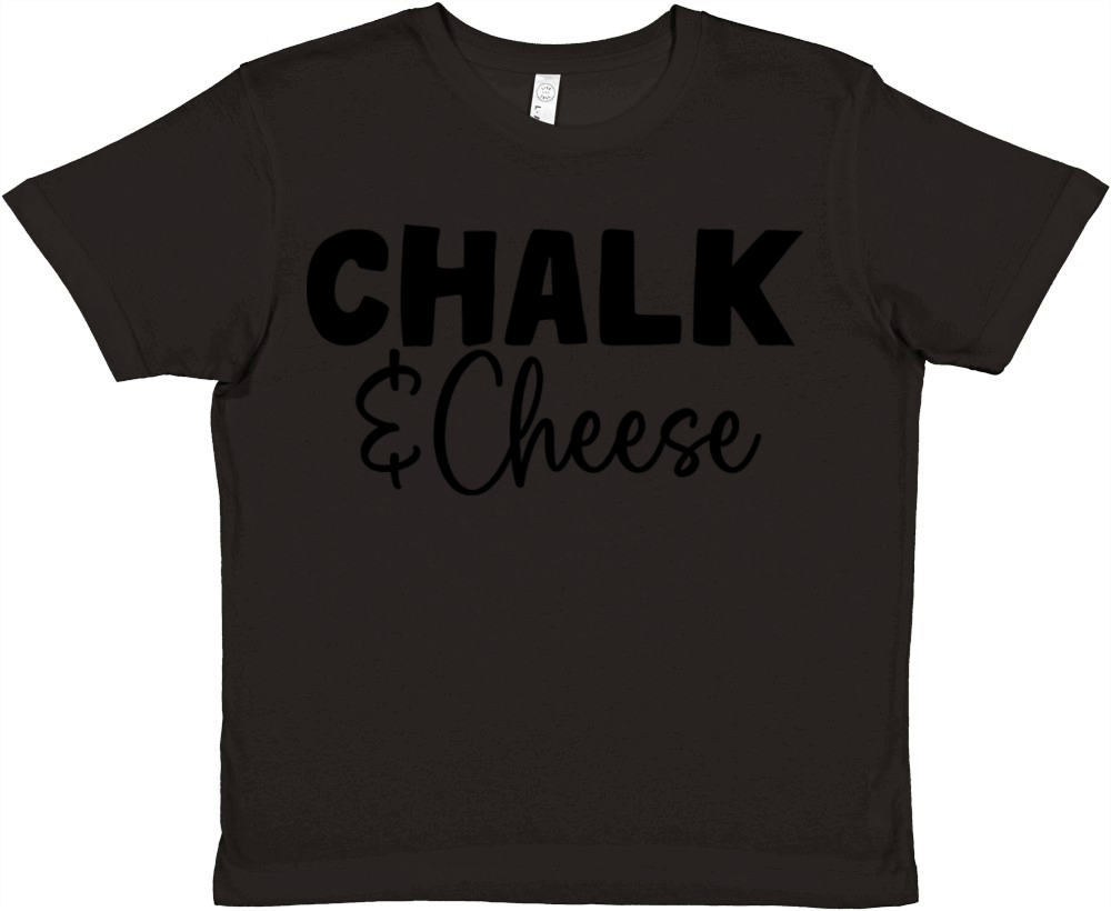 CHALK AND CHEESE Premium Kids Crewneck T-shirt