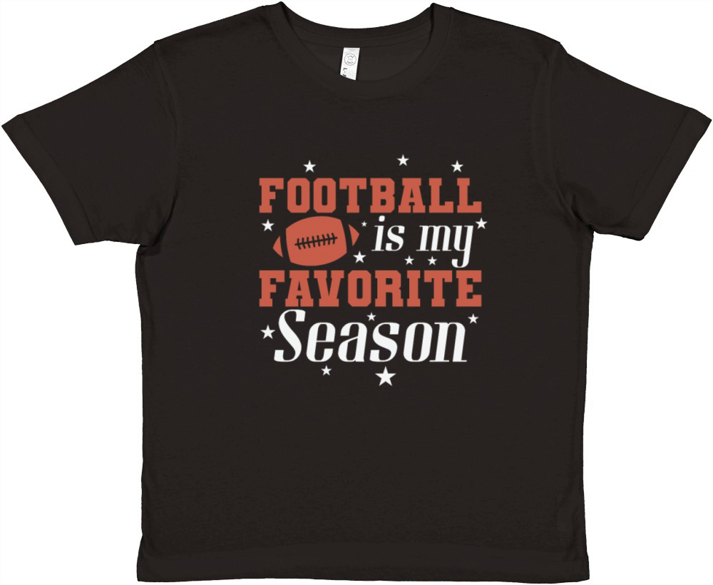 Football is my Favorite Season Sport Premium Kids Crewneck T-shirt