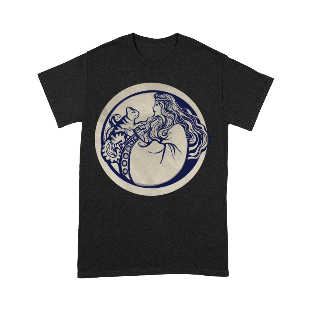 Vintage Cat Goddess Premium T-shirt