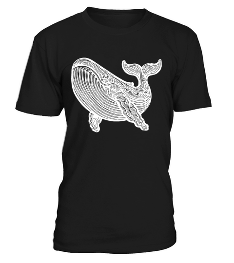 Large Diving Whale Vintage Sea Animal T-Shirt Unisex