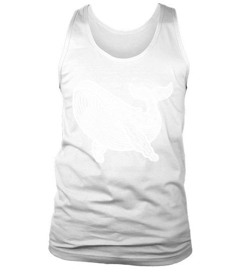 Large Diving Whale Vintage Sea Animal Tank Top Unisex
