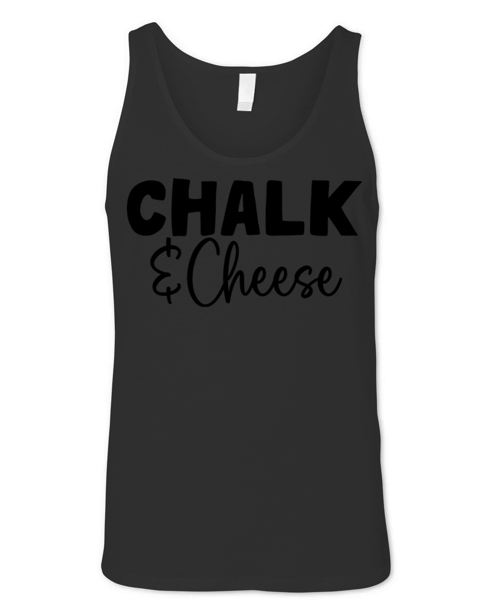 CHALK AND CHEESE Unisex Jersey Tank