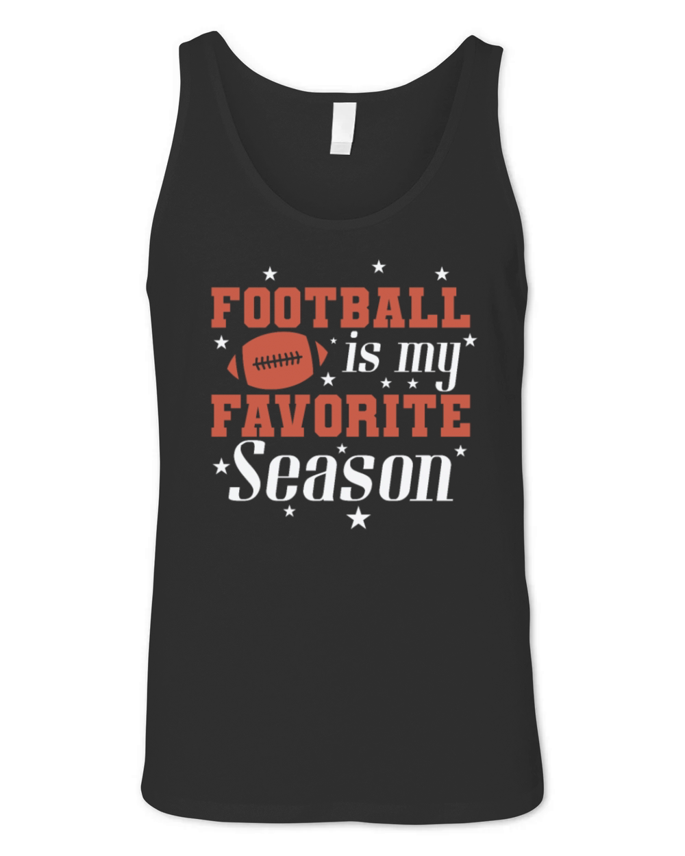 Football is my Favorite Season Sport Unisex Jersey Tank