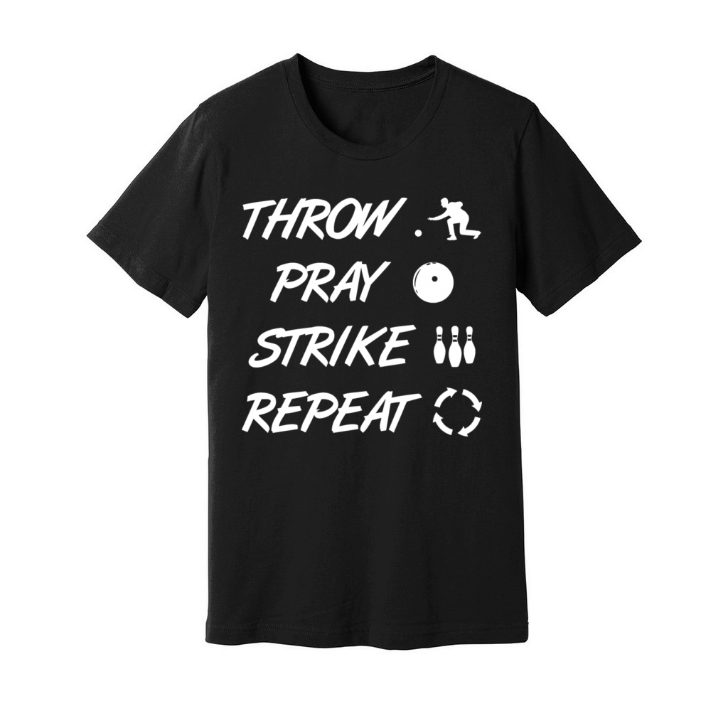 Funny Bowling Player Unisex Jersey Tee