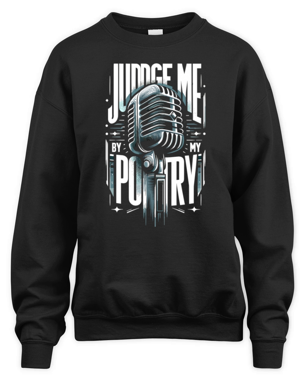 Poetry Slam Writer Poet Literature Slam Poetry Day Unisex Premium Crewneck Sweatshirt