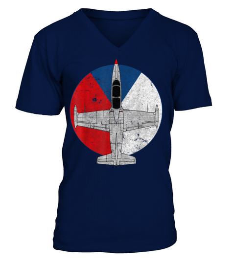 L-39 Albatros Czech Jet Aircraft V-Neck T-shirt