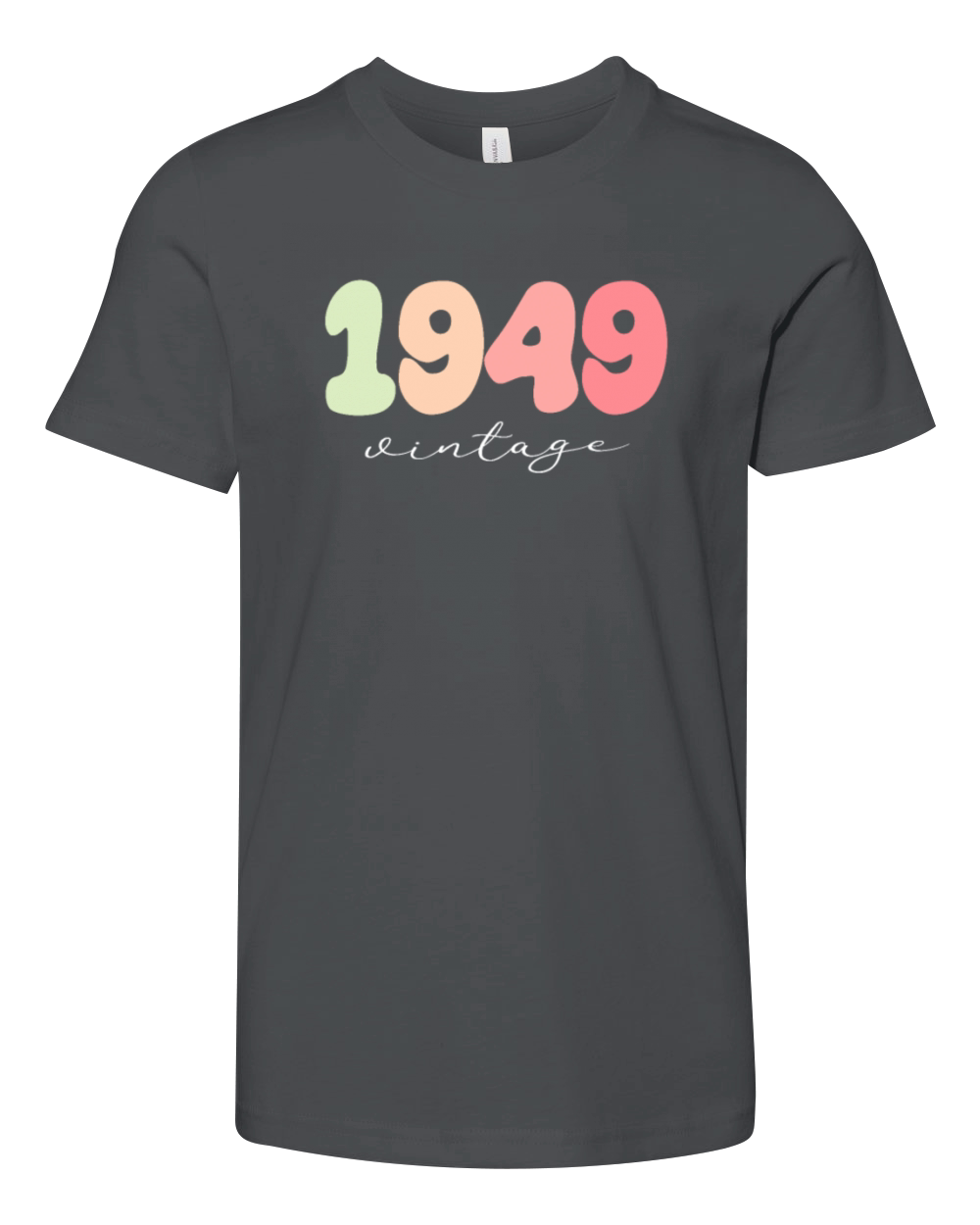 Birthday 1949 Vintage Youth Unisex Jersey Tee