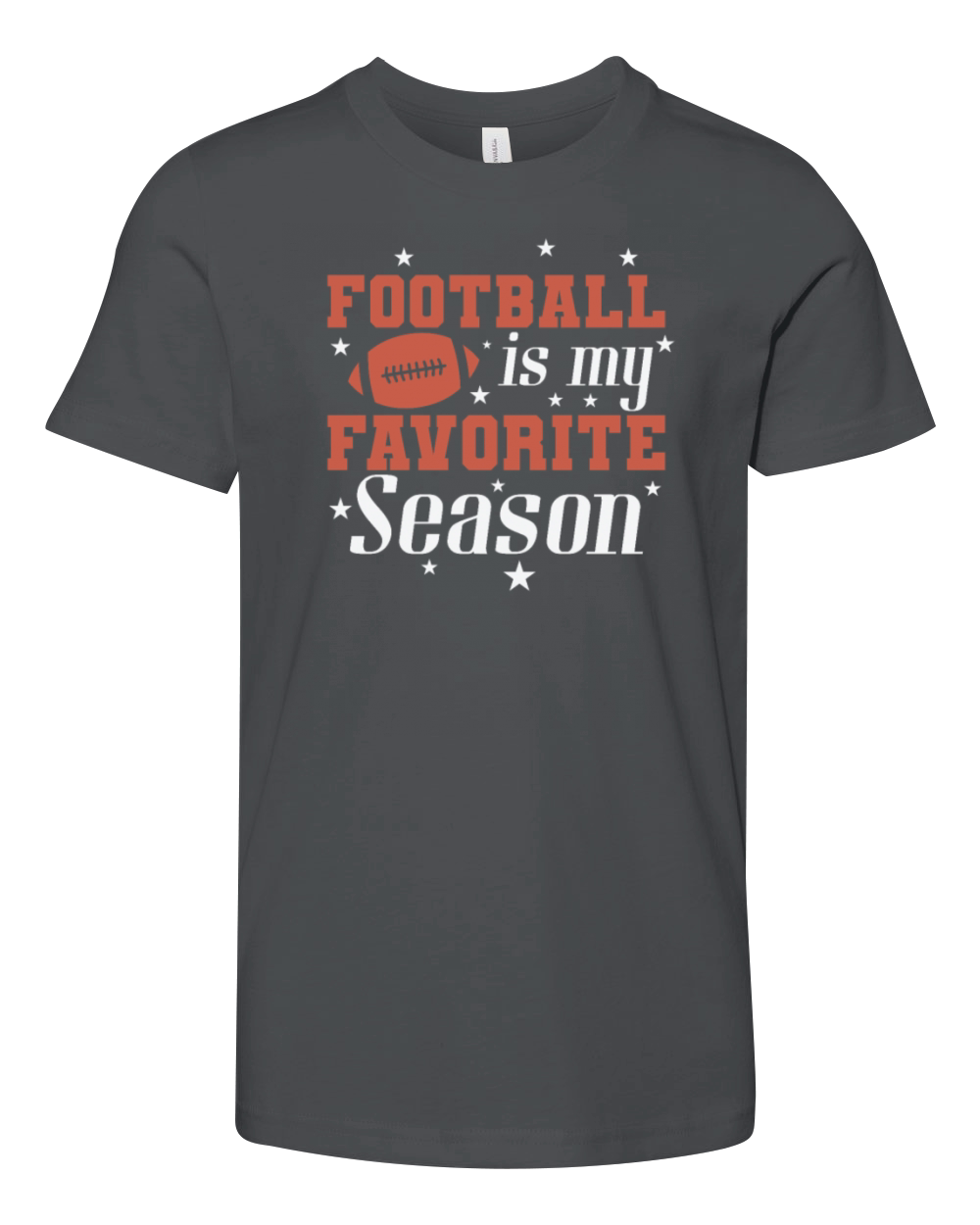 Football is my Favorite Season Sport Youth Unisex Jersey Tee