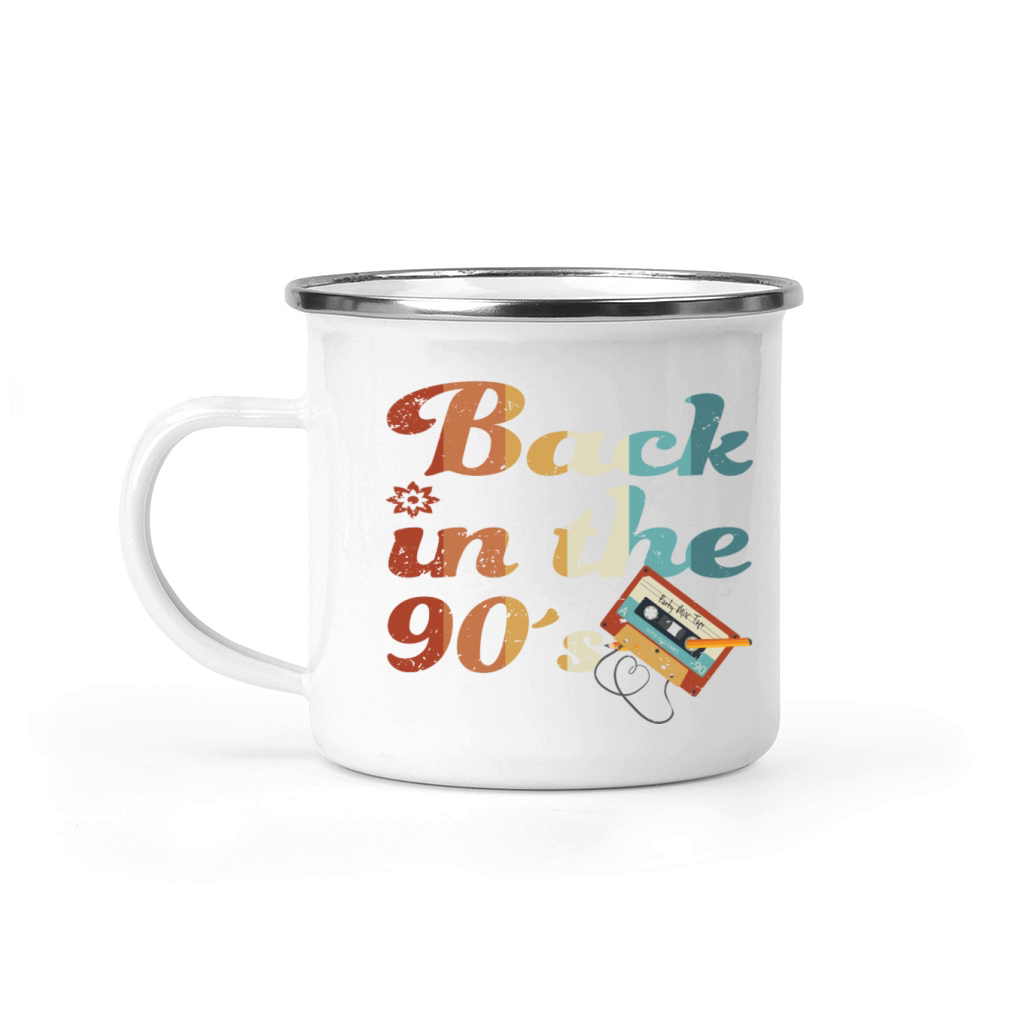 Back To The 90s Cassette Camping Mug