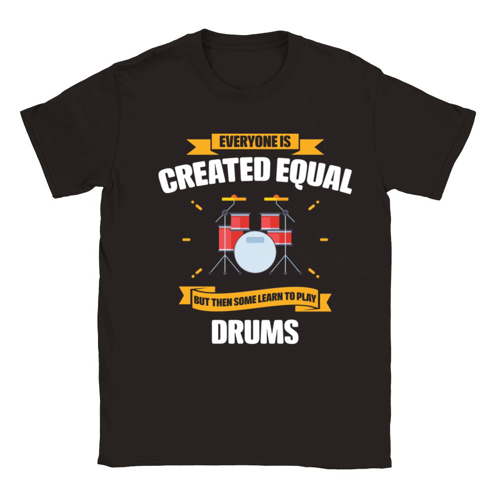 Some Learn To Play Drums Funny Classic Kids Crewneck T-shirt