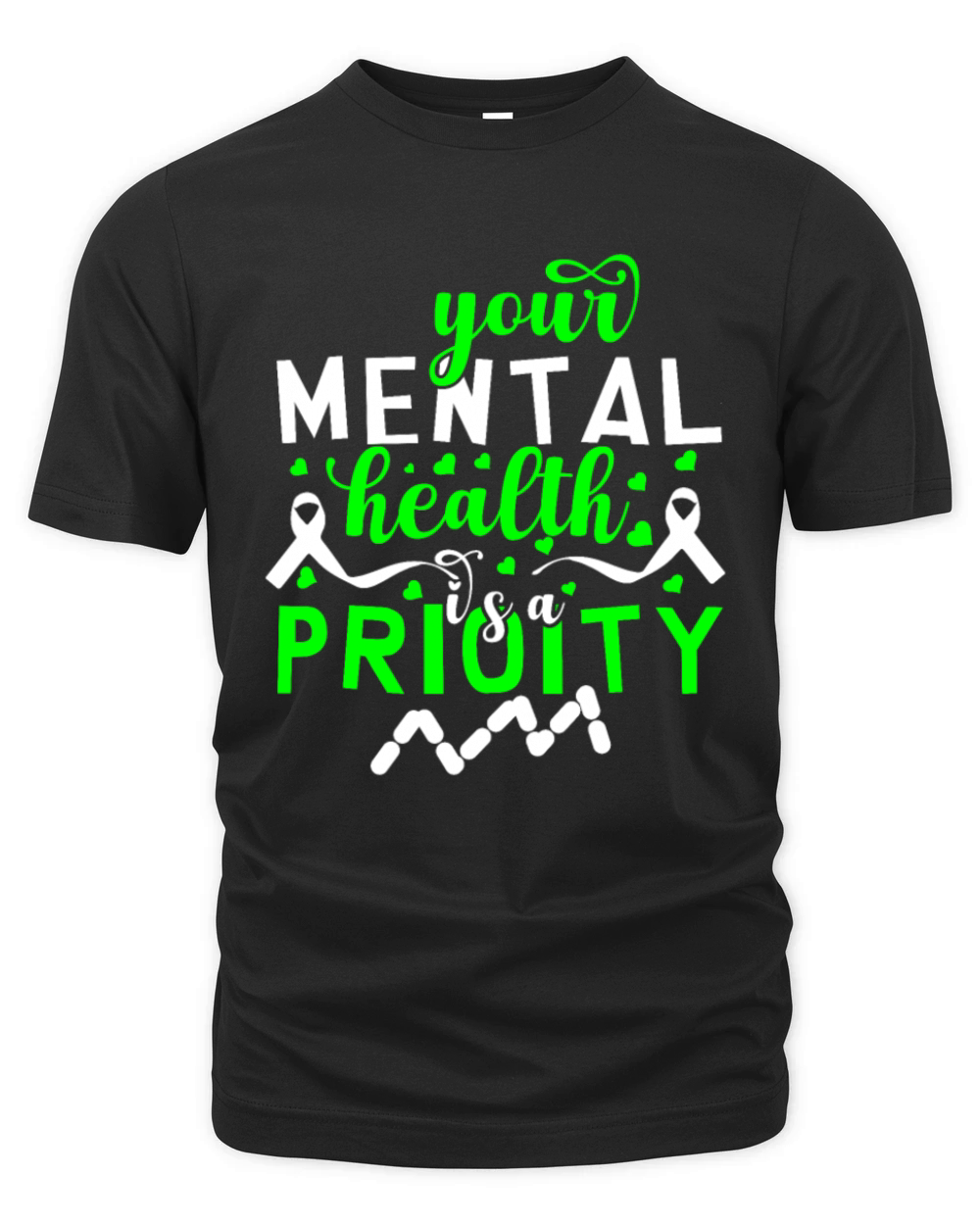 Your Mental Health Is A Priority Organic Unisex T-shirt