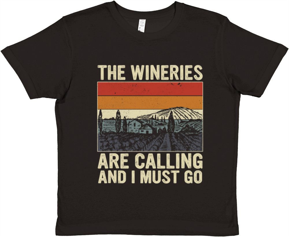 The Wineries Are Calling And I Must Go Premium Kids Crewneck T-shirt