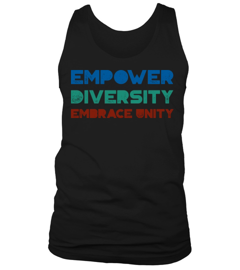 Typography diversity tshirt Tank Top Unisex
