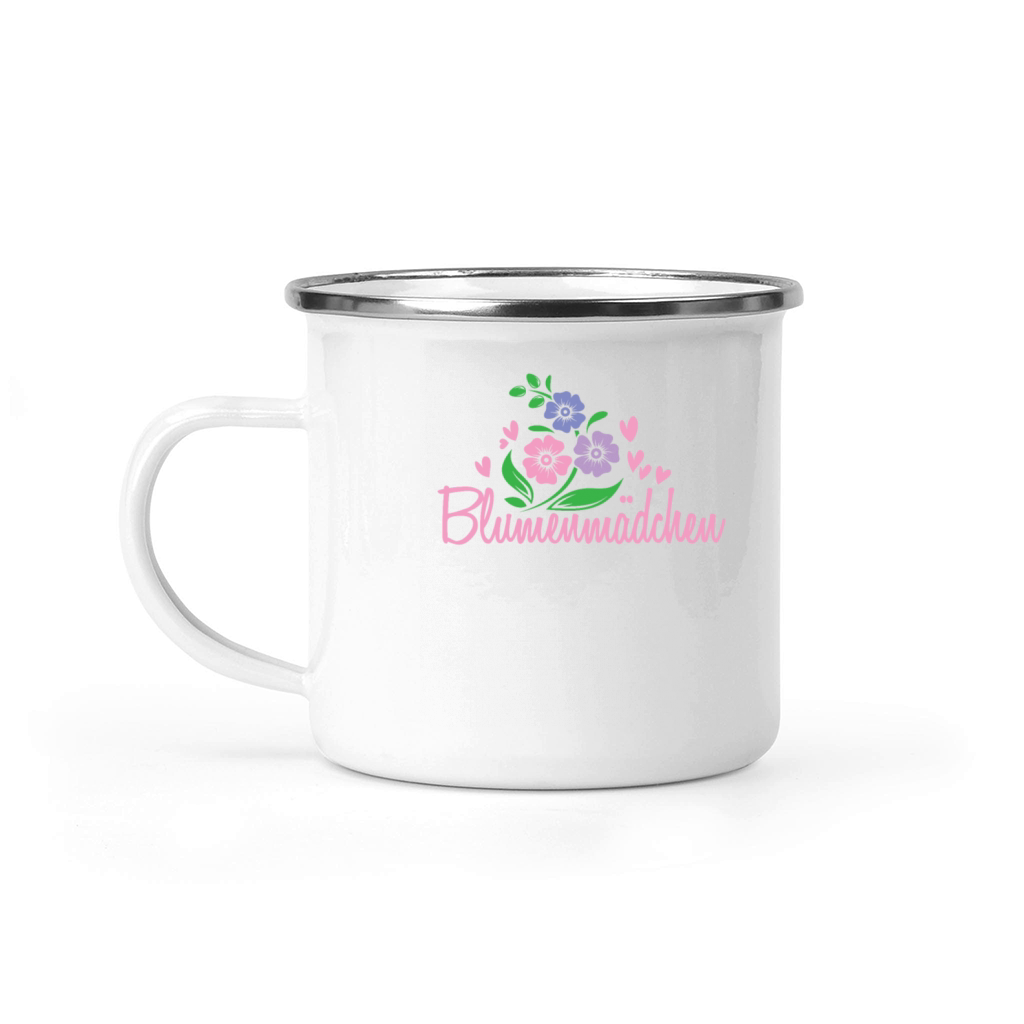Flower Girl colorful Tulips Marriage Camping Mug