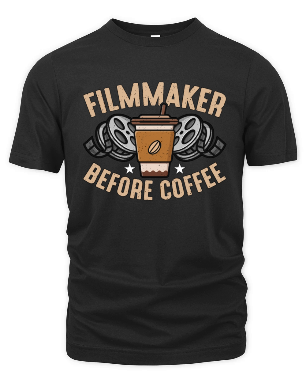 Filmmaker Before Coffee Director Coffee Lover Organic Unisex T-shirt