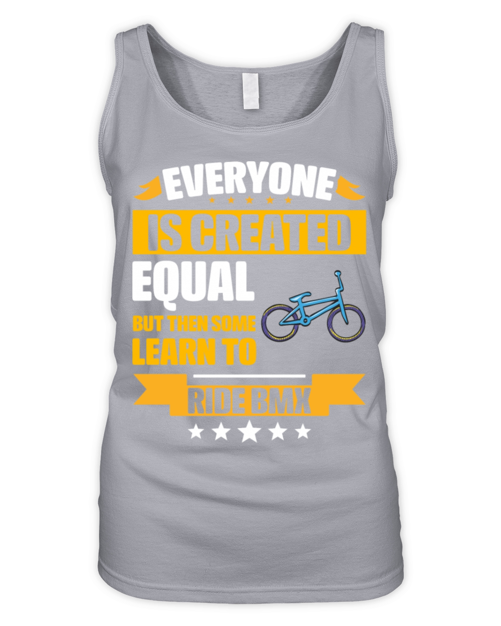Some Learn To Ride BMX Funny Organic Women's Tank Top