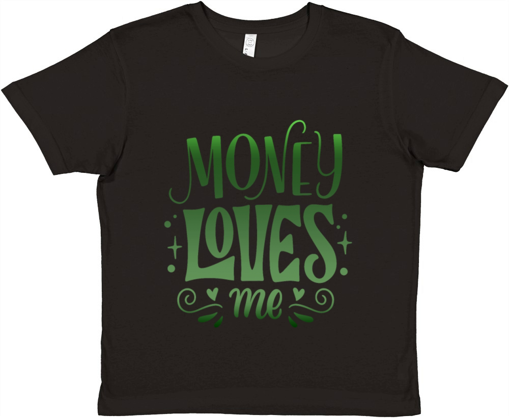MONEY LOVE ME Premium Kids Crewneck T-shirt