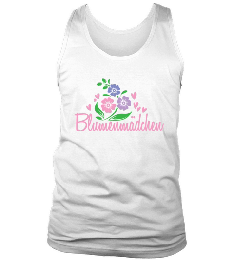 Flower Girl colorful Tulips Marriage Tank Top Unisex