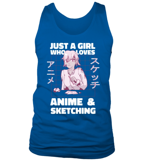 Just A Girl Who Loves Anime Tank Top Unisex