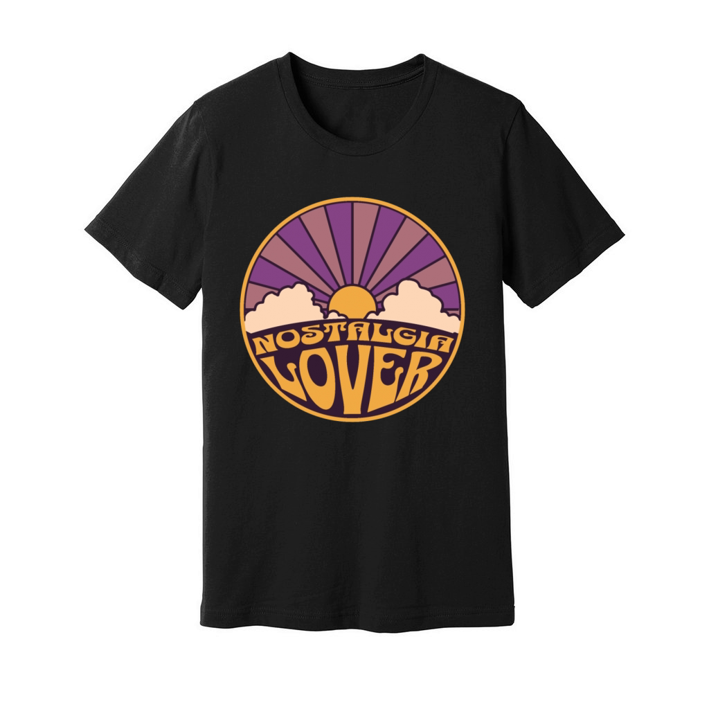 Nostalgia Lover Retro Sunset Unisex Jersey Tee