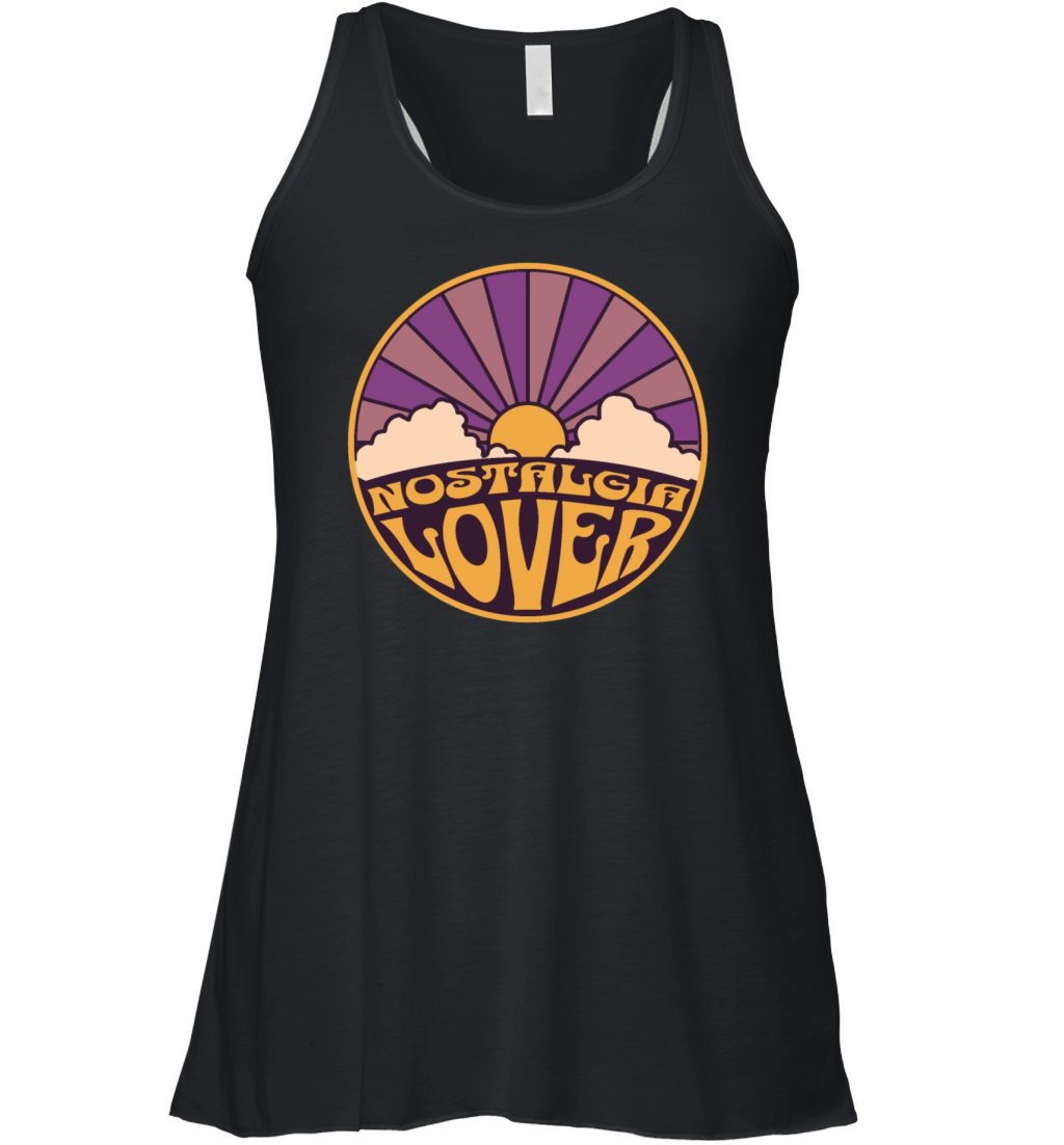 Nostalgia Lover Retro Sunset Women's Flowy Tank Top