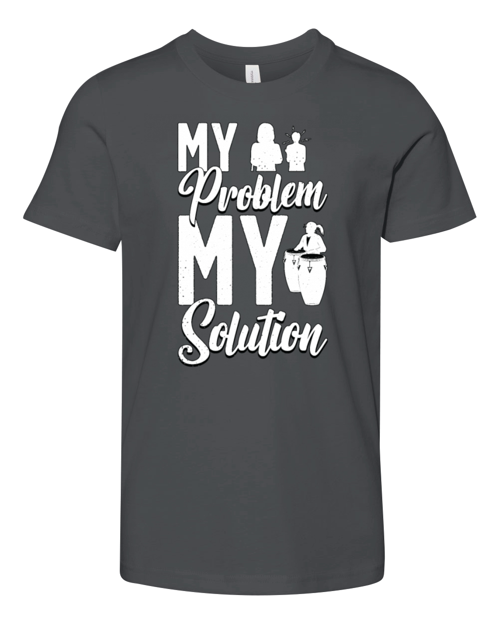 Conga Player My Problem My Pictogram Mom Congas Youth Unisex Jersey Tee