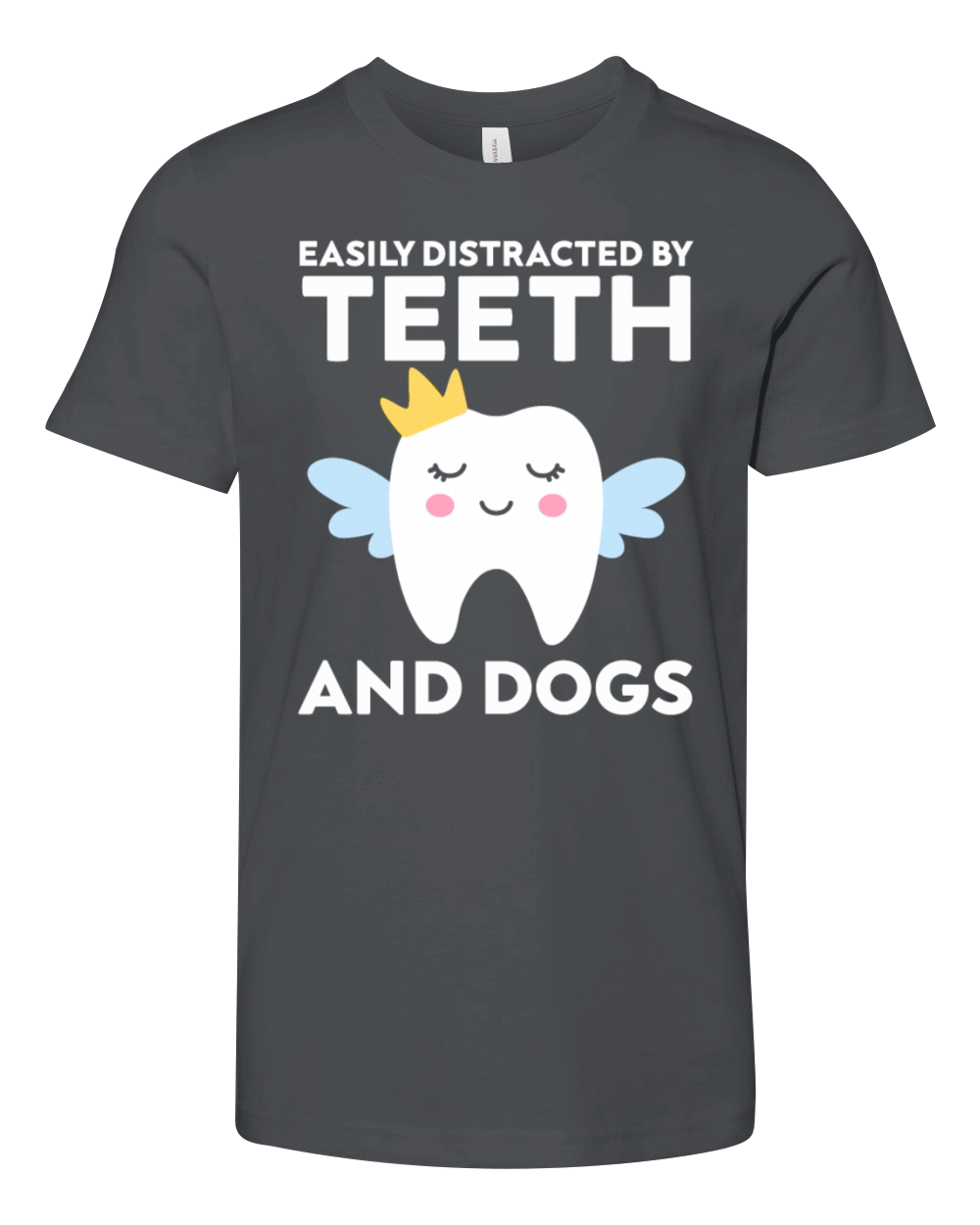 Dentist Student Graduation Teeth Funny Dental Youth Unisex Jersey Tee