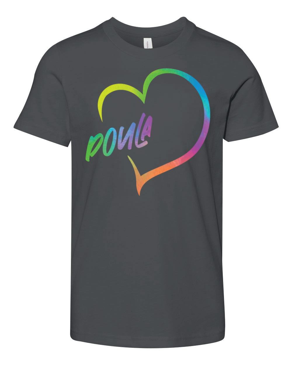 Doula Birth Worker Heart Youth Unisex Jersey Tee