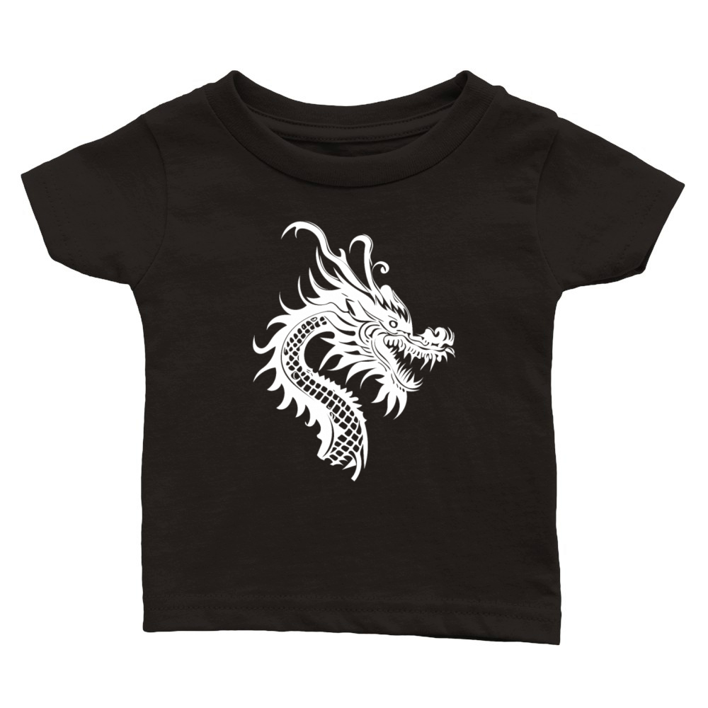 Scaly Vintage Classic China Scorpion Head Classic Baby Crewneck T-shirt