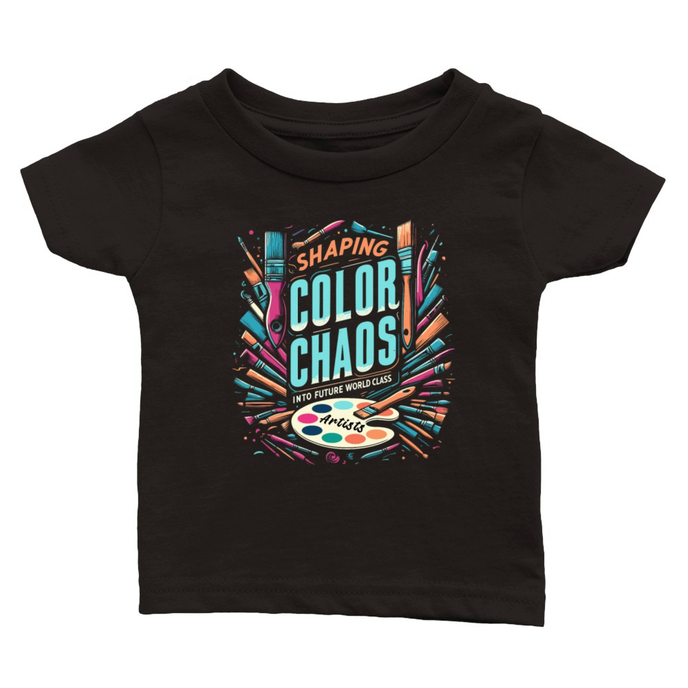 Shaping Color Chaos Into Future World Class Artist Classic Baby Crewneck T-shirt