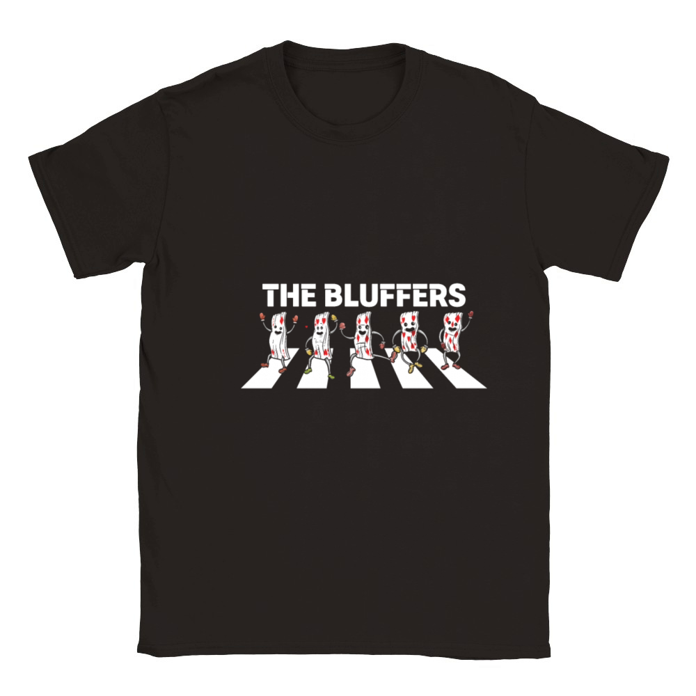 The bluffers Gambling Poker Player Classic Kids Crewneck T-shirt