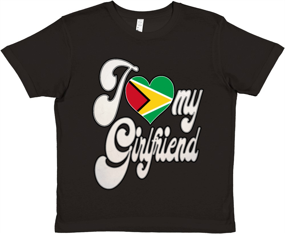 GuyanaI Love My Guyanese Girlfriend Premium Kids Crewneck T-shirt