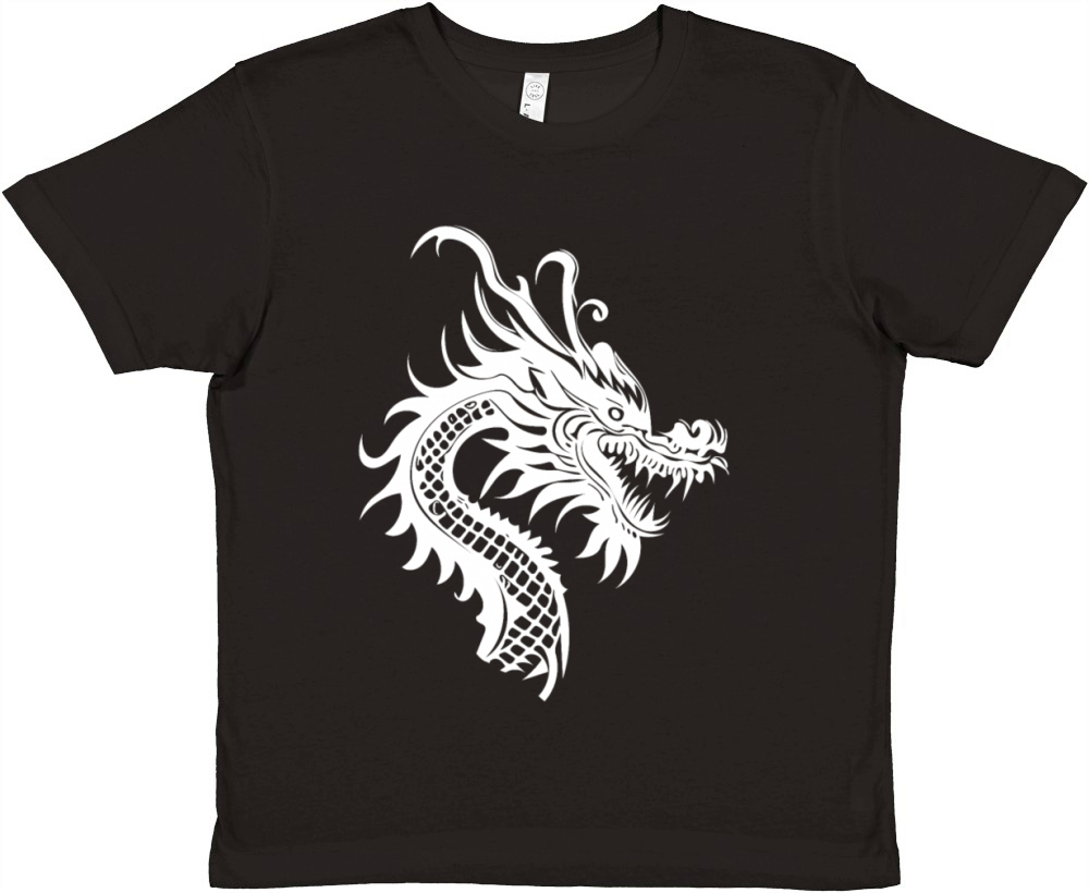 Scaly Vintage Classic China Scorpion Head Premium Kids Crewneck T-shirt
