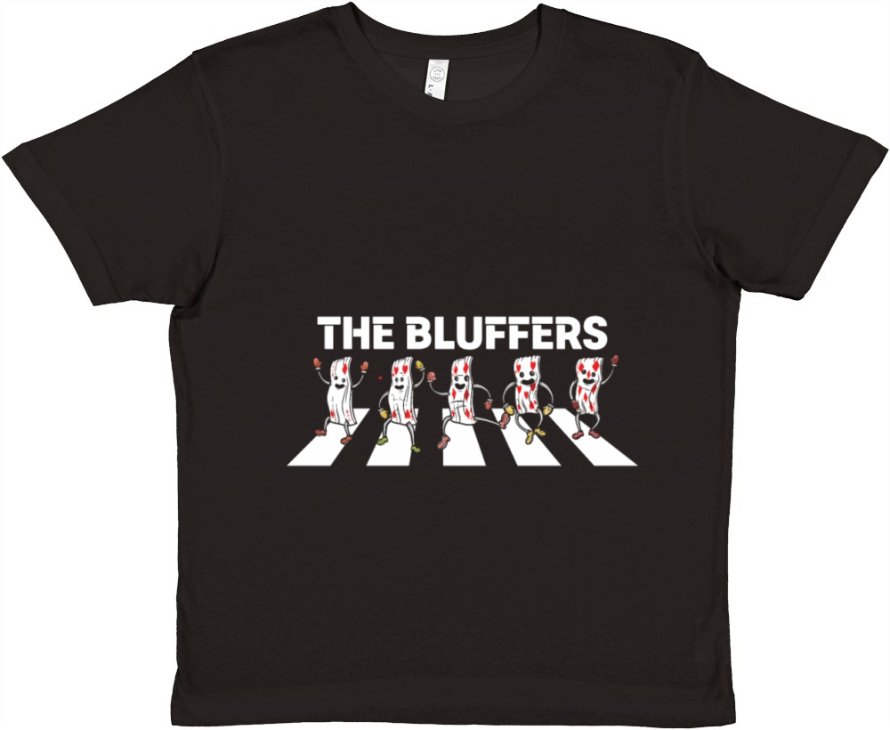 The bluffers Gambling Poker Player Premium Kids Crewneck T-shirt