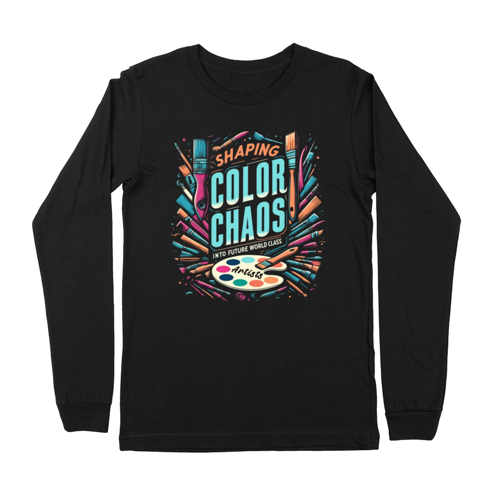 Shaping Color Chaos Into Future World Class Artist Premium Long Sleeve