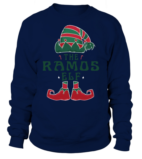 The Ramos Elf Pajama for Funny Christmas Holiday Sweatshirt Unisex