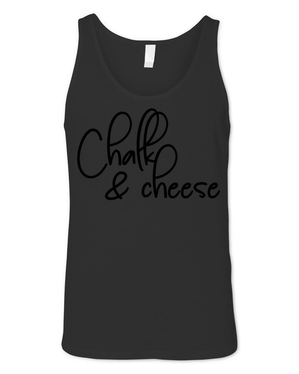 CHALK AND CHEESE Unisex Jersey Tank