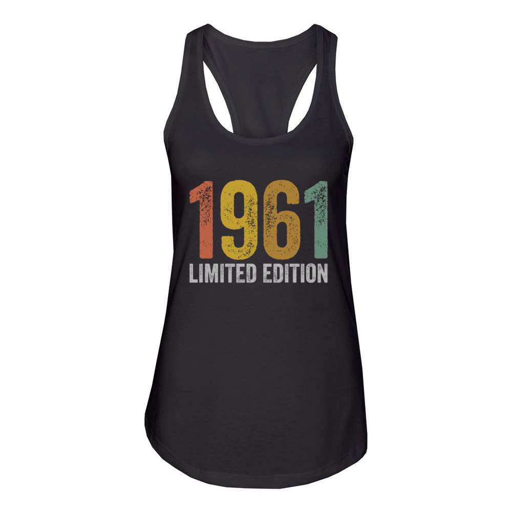Birthday 1961 Limited Edition Women's Racerback Tank
