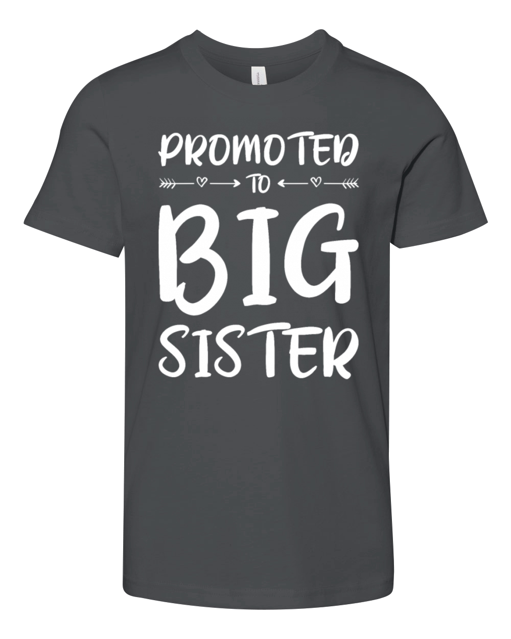 Promoted to Big Sister Kids Big Sister Youth Unisex Jersey Tee