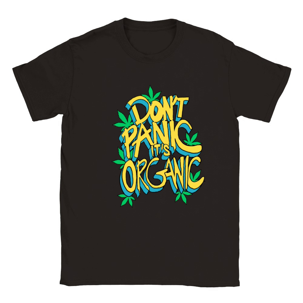 Dont Panic Its Organic Classic Kids Crewneck T-shirt