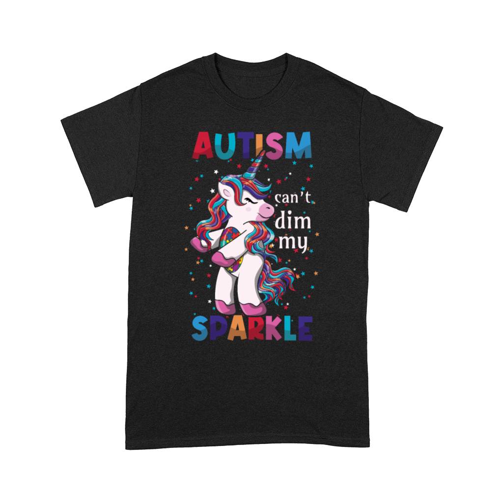 Autism Cant Dim My Sparkle Autism Awareness Comfort T-shirt