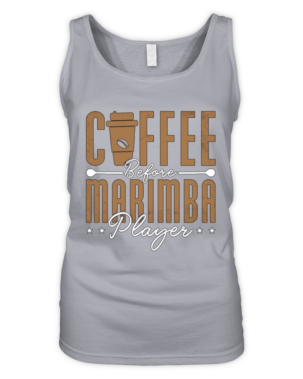 Marimba Player Coffee Country Music Coffee Lover Organic Women's Tank Top