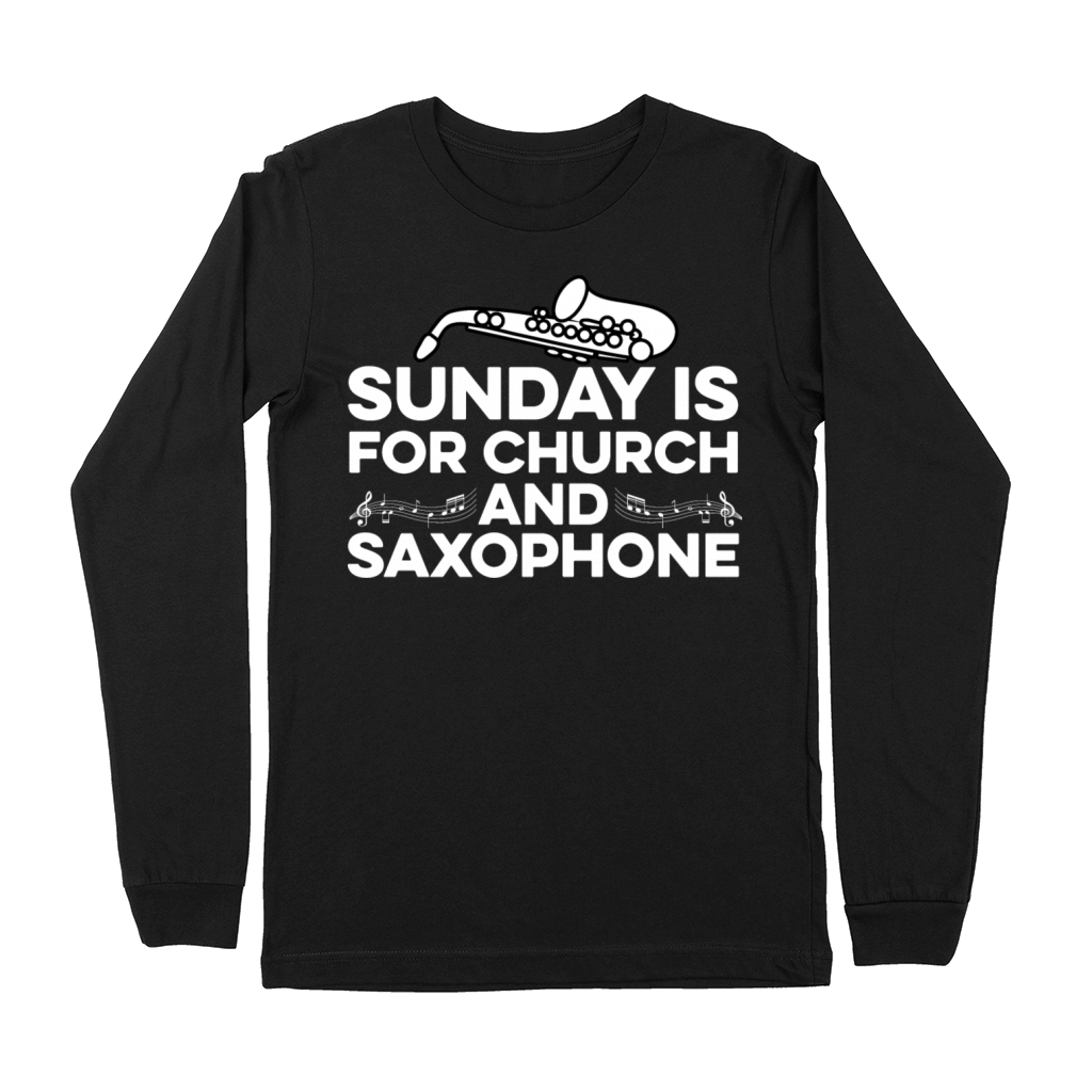 Church and Saxophone Choir Member Gift Premium Long Sleeve