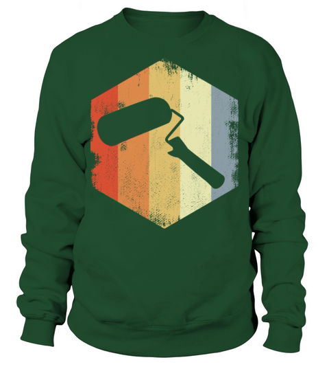 Vintage Painting Roller Drawing Sweatshirt Unisex