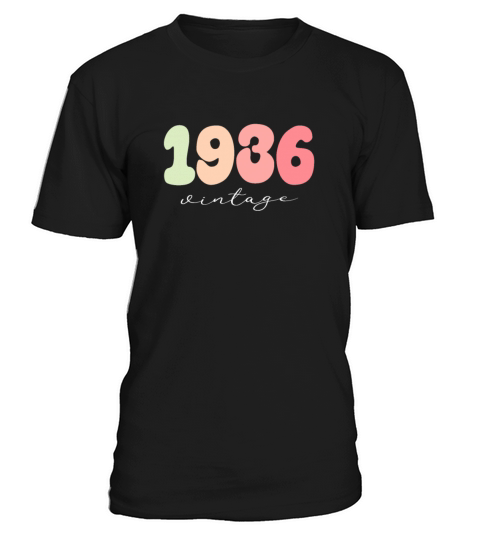 Birthday 1936 Vintage T-Shirt Unisex
