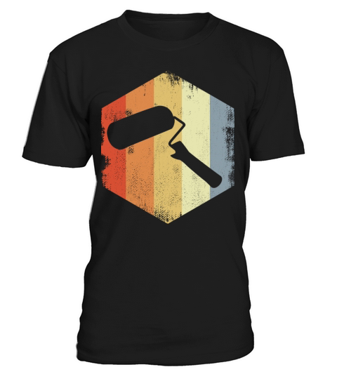 Vintage Painting Roller Drawing T-Shirt Unisex