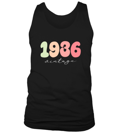 Birthday 1936 Vintage Tank Top Unisex