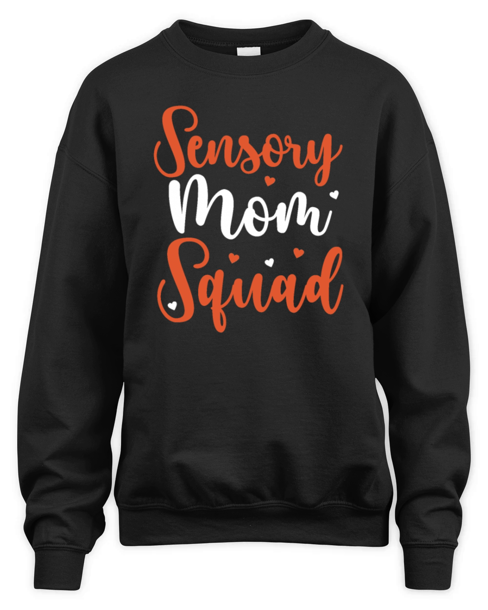 Sensory Processing Disorder Sensory Mom Squad Unisex Premium Crewneck Sweatshirt