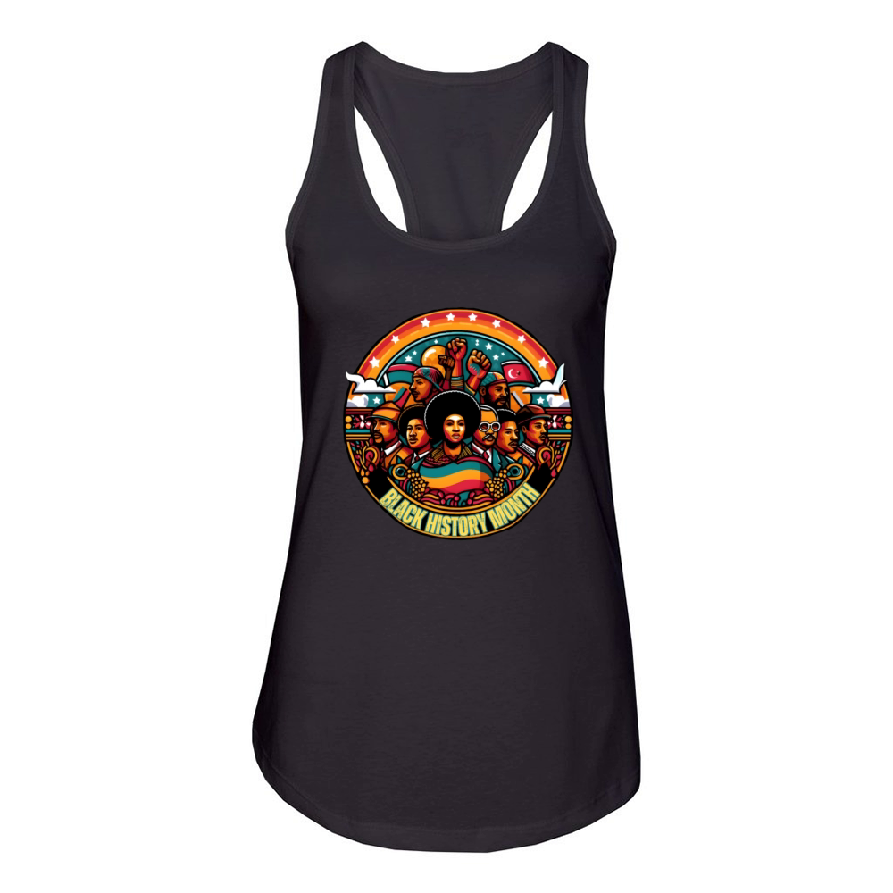 Celebrating Black History and Culture Women's Racerback Tank